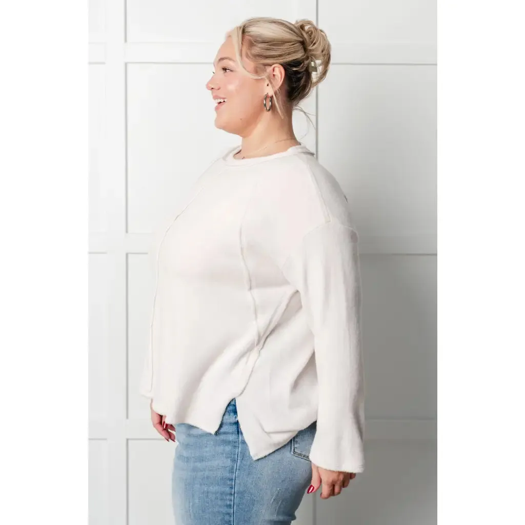 Simply Soft Sweater in Sand Beige