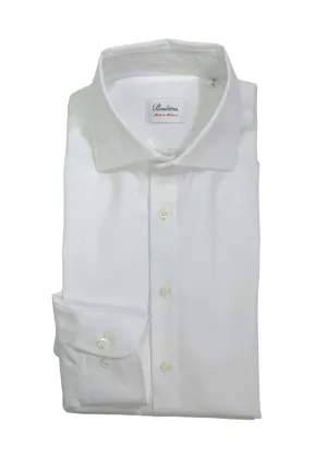 Stenströms - Crisp White Poplin Shirt 41
