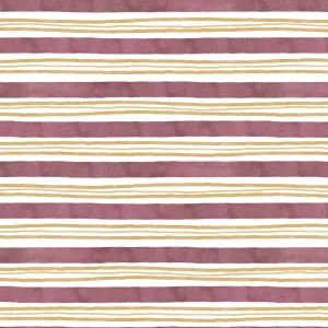 Stripes- Soft Sweatshirting-Mauve