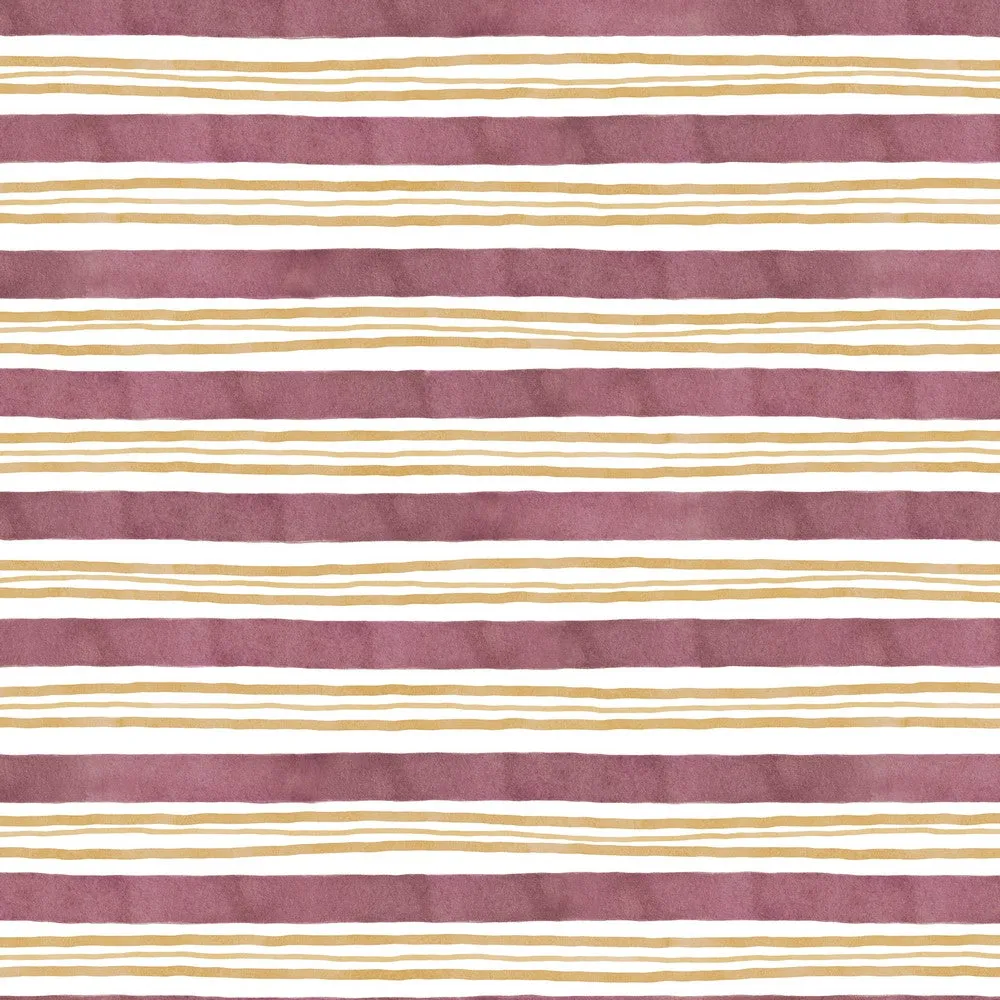 Stripes- Soft Sweatshirting-Mauve
