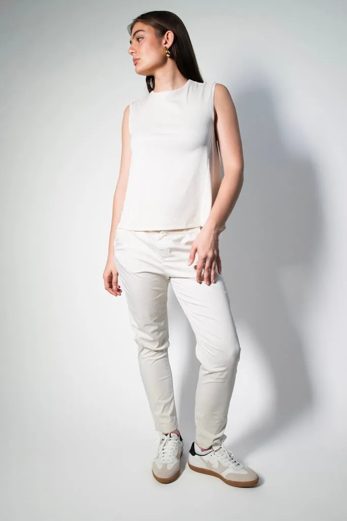 Transit Par Such Panelled Tank in Ivory