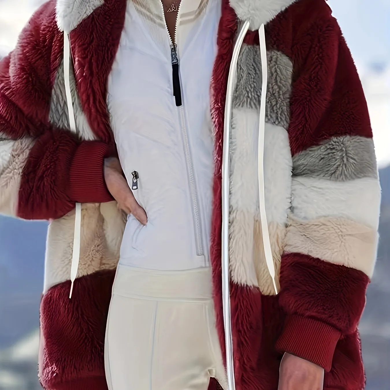 Ultimate Warm Hooded Coat with Drawstring Detail - Your Go-To Choice for Staying Cozy and Stylish in All Seasons