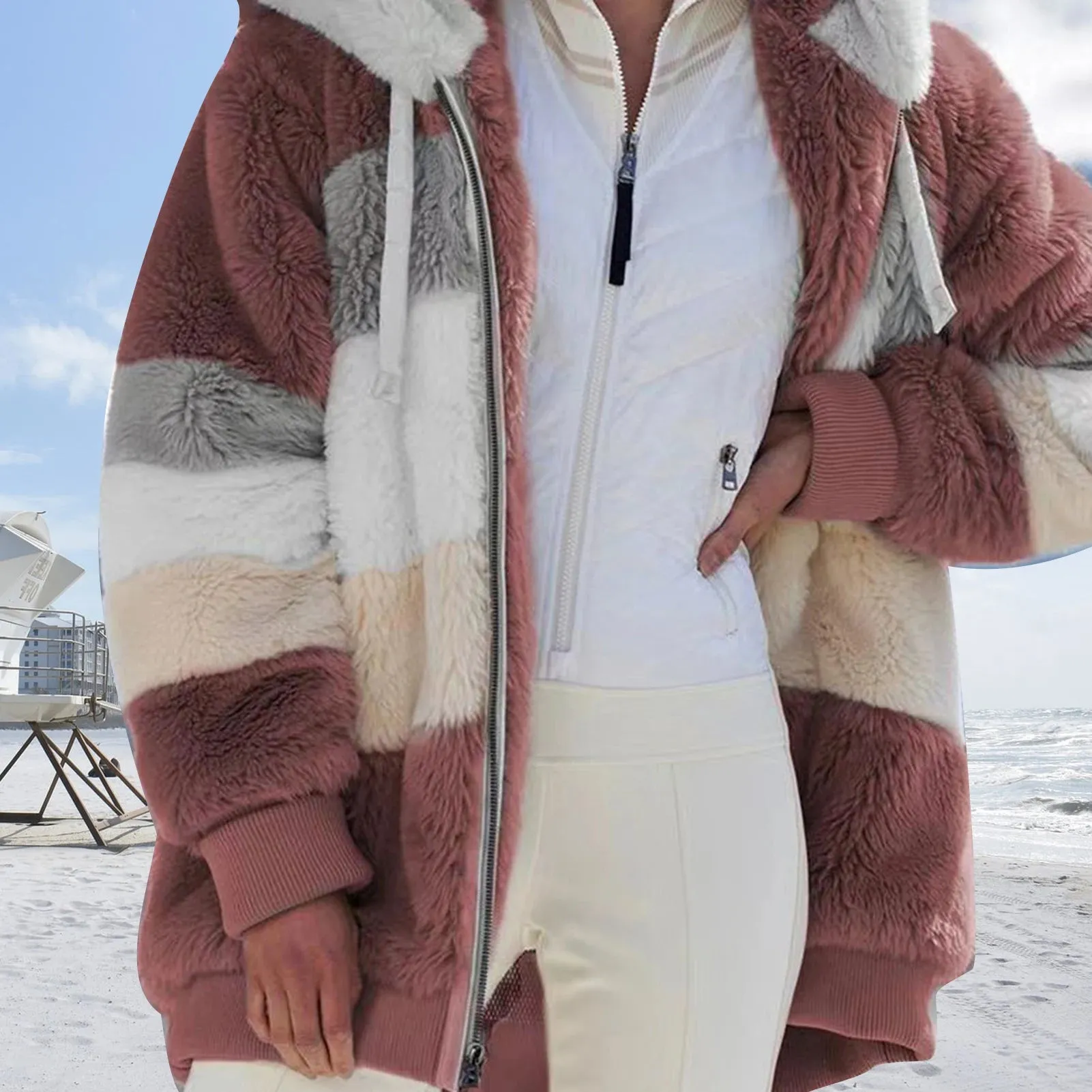 Ultimate Warm Hooded Coat with Drawstring Detail - Your Go-To Choice for Staying Cozy and Stylish in All Seasons