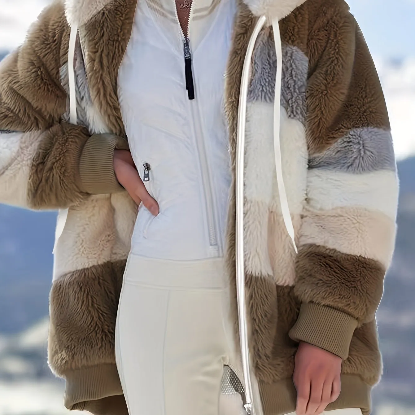 Ultimate Warm Hooded Coat with Drawstring Detail - Your Go-To Choice for Staying Cozy and Stylish in All Seasons