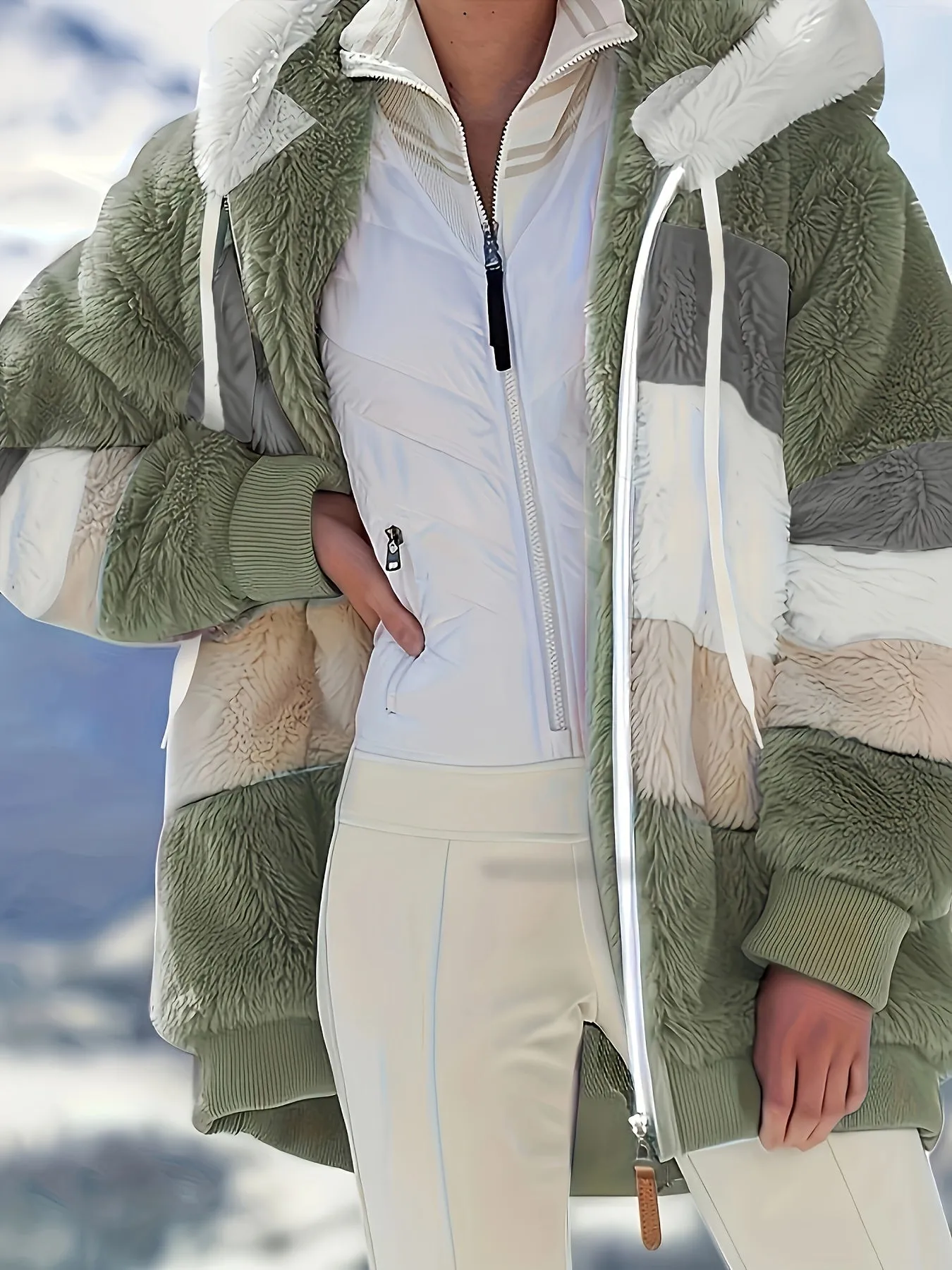 Ultimate Warm Hooded Coat with Drawstring Detail - Your Go-To Choice for Staying Cozy and Stylish in All Seasons