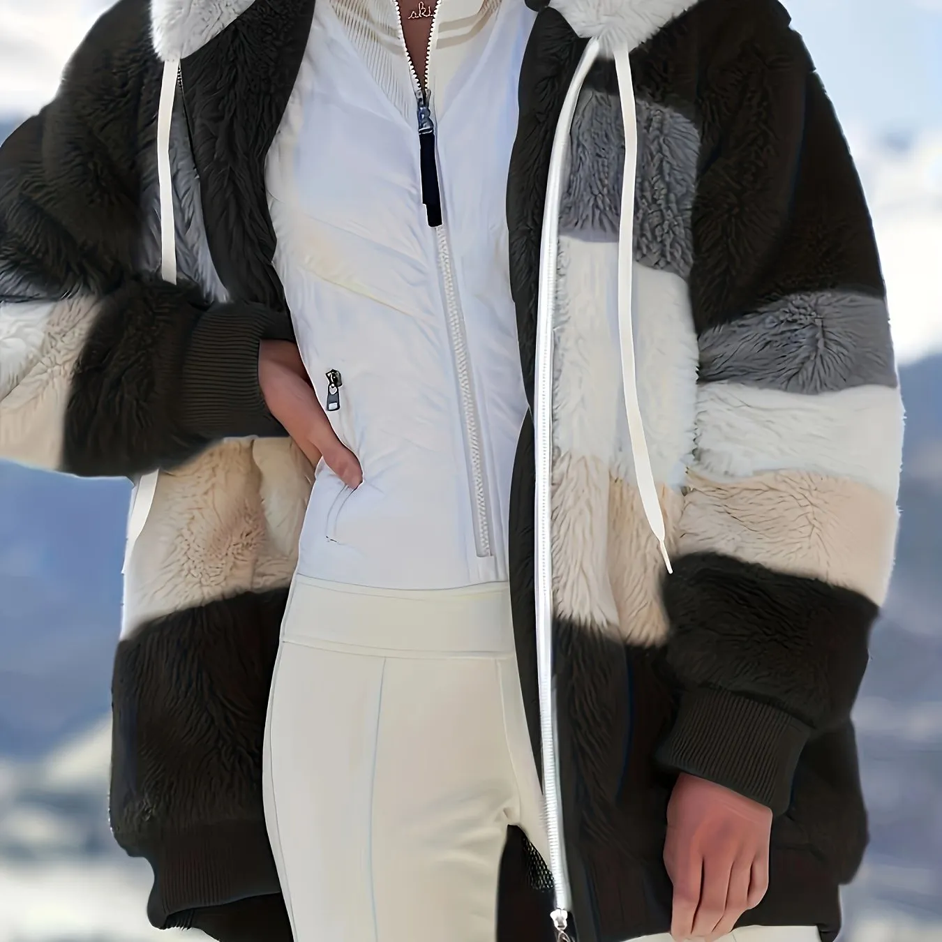Ultimate Warm Hooded Coat with Drawstring Detail - Your Go-To Choice for Staying Cozy and Stylish in All Seasons