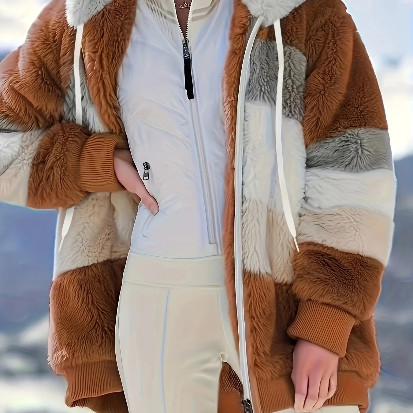 Ultimate Warm Hooded Coat with Drawstring Detail - Your Go-To Choice for Staying Cozy and Stylish in All Seasons