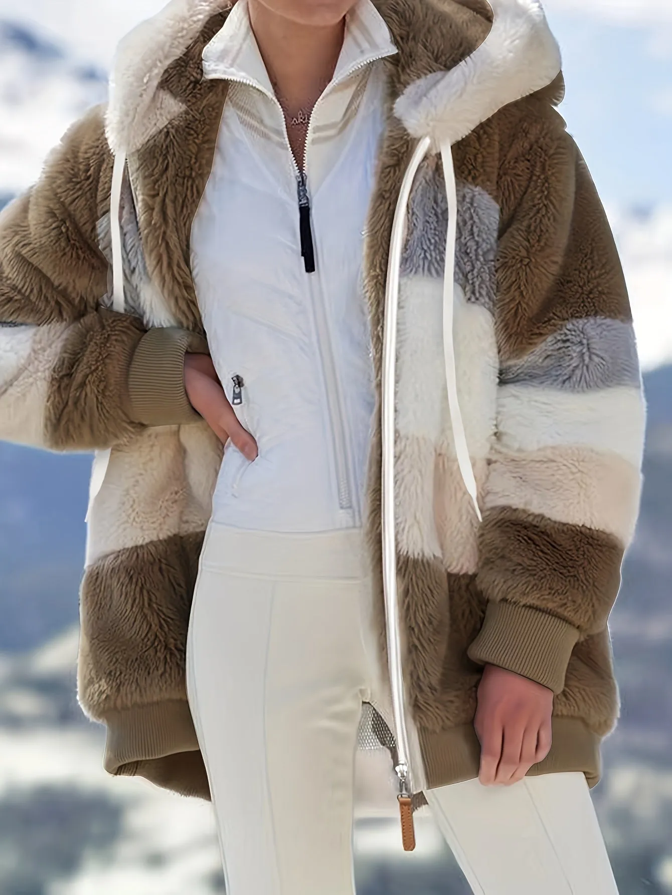 Ultimate Warm Hooded Coat with Drawstring Detail - Your Go-To Choice for Staying Cozy and Stylish in All Seasons