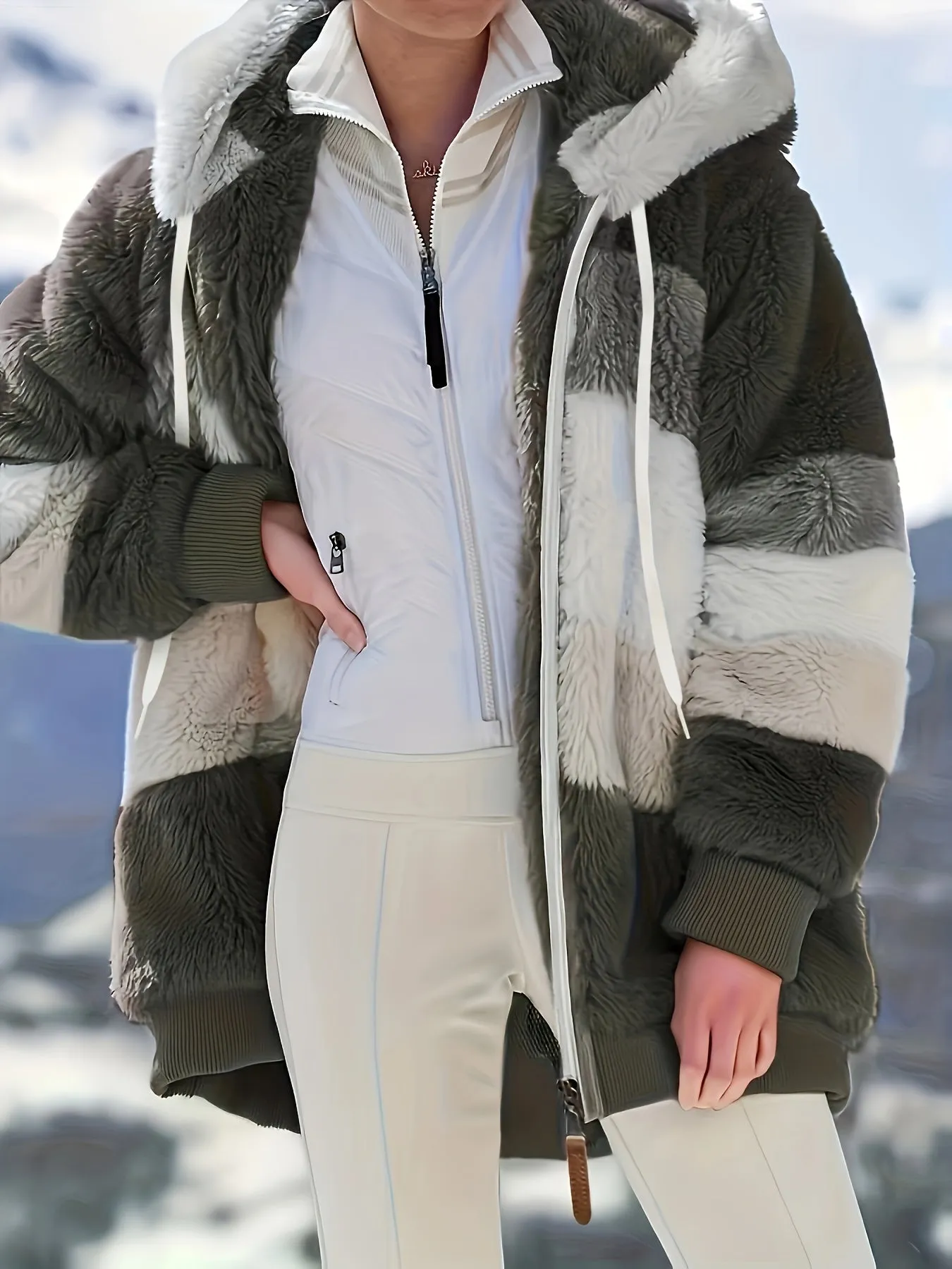 Ultimate Warm Hooded Coat with Drawstring Detail - Your Go-To Choice for Staying Cozy and Stylish in All Seasons
