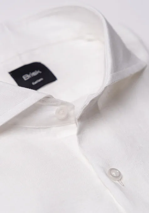 White Crisp Linen Shirt
