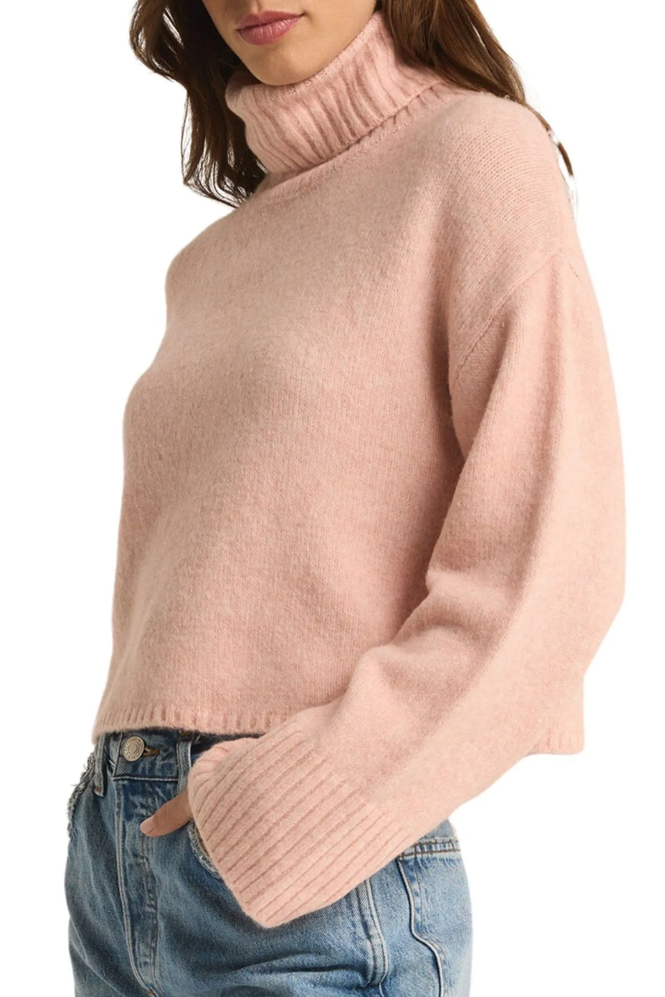 Z Supply: Ursa Sweater Top in Cashmere Pink
